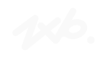 Logo 1xb blanco